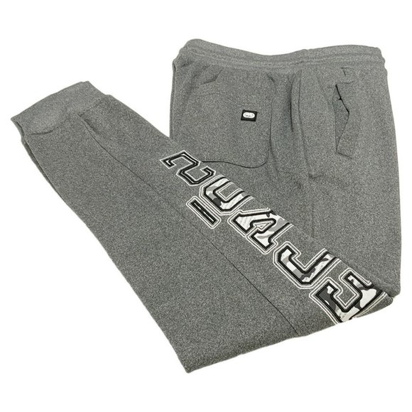 NWT ECKO UNLTD MENS GRAY FLEECE JOGGER PANTS SIZE M L - Picture 3 of 3